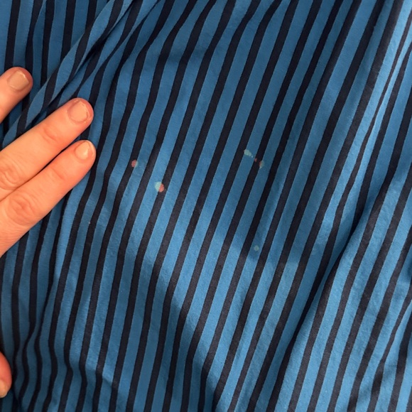 Draper James Blue Striped Dress - Picture 3 of 6